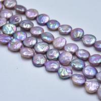 Barok ferskvandskulturperle Beads, Ferskvandsperle, Naturligt & du kan DIY, lilla, 13-14mm, Solgt Per Ca. 40 cm Strand