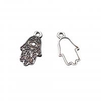 Zinc Alloy Hand Pendants antique silver color plated vintage & DIY nickel lead & cadmium free Approx Sold By Bag