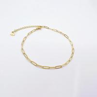Stainless Steel Anklet 304 Stainless Steel with 1.97inch extender chain fashion jewelry & for woman Length Approx 9.06 Inch Sold By PC