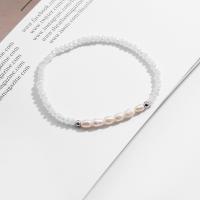 Crystal Bracelets, fashion jewelry, more colors for choice, 2mm, Length:16 cm, Sold By PC