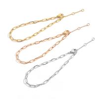 316 Stainless Steel Bracelet, with 1.2inch extender chain, Vacuum Ion Plating, fashion jewelry & for woman, more colors for choice, Length:Approx 5.9 Inch, Sold By PC