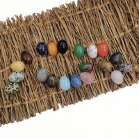 Decoração de Páscoa, misto de pedras semi-preciosas, Oval, materiais diferentes para a escolha, 20x15mm, vendido por PC