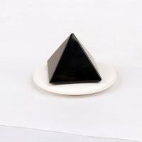 Fashion Decoration, Gemstone, Pyramidal, different materials for choice, 50x50x40mm, Sold By PC