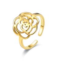 Stainless Steel Finger Ring 304 Stainless Steel fashion jewelry & Unisex golden 4mm Sold By PC