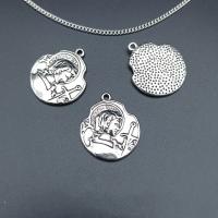 Zinc Alloy Pendants antique silver color plated vintage & DIY nickel lead & cadmium free Approx Sold By Bag