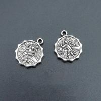 Tibetan Style Pendants, antique silver color plated, vintage & DIY, nickel, lead & cadmium free, 18x15mm, Approx 100PCs/Bag, Sold By Bag