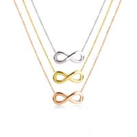 Stainless Steel Jewelry Necklace, 316L Stainless Steel, with 1.97inch extender chain, Infinity, plated, fashion jewelry & for woman, more colors for choice, 24x10mm, Length:Approx 19.29 Inch, Sold By PC