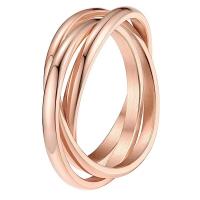 Couple Finger Rings Titanium Steel polished fashion jewelry & Unisex 2mm Sold By PC