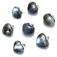 Gemstone Pendants Jewelry, irregular, DIY, multi-colored, 20-30mm, Sold By PC