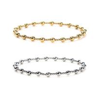 Stainless Steel Jewelry Bracelet 304 Stainless Steel plated fashion jewelry Length Approx 17 cm Sold By PC