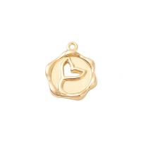 Brass Jewelry Pendants Geometrical Pattern gold color plated DIY & hollow Sold By PC