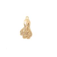 Bijoux pendentifs en laiton, Chou, Placage de couleur d'or, DIY, 17x9mm, Vendu par PC