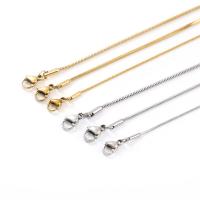 Stainless Steel Necklace Chain, 304 Stainless Steel, Vacuum Ion Plating, polished & DIY & different size for choice, more colors for choice, Sold By PC