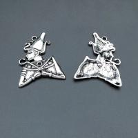 Zinc Alloy Pendants antique silver color plated vintage & DIY nickel lead & cadmium free Approx Sold By Bag