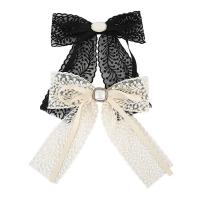 Hair Snap Clips Lace Bowknot handmade fashion jewelry & for woman Sold By PC