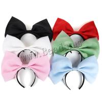 Hair Bands, Organza, Bowknot, handmade, fashion jewelry & for woman, more colors for choice, 380x220mm, Sold By PC