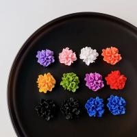 Celular Kit de bricolaje, resina, Flor, prueba de rotura & Lindo, más colores para la opción, libre de níquel, plomo & cadmio, 23mm, aproximado 100PCs/Bolsa, Vendido por Bolsa