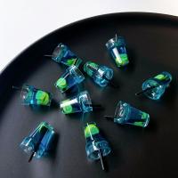 Celular Kit de bricolaje, resina, Taza, Sostenible & Lindo, azul, libre de níquel, plomo & cadmio, 19x13mm, aproximado 100PCs/Bolsa, Vendido por Bolsa