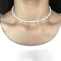 Mode Halskette, Seedbead, mit Verlängerungskettchen von 5cm, Modeschmuck & für Frau, keine, frei von Nickel, Blei & Kadmium, Länge:ca. 35 cm, verkauft von PC