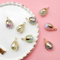 Zinc Alloy Pendants with Copper Coated Plastic Flower Bud DIY nickel lead & cadmium free Sold By PC