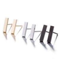 Stainless Steel Stud Earrings 304 Stainless Steel plated fashion jewelry & Unisex Sold By Pair