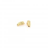 Brass Spacer Beads, irregular, 18K gold plated, DIY, 10x4.70x4.50mm, Sold By PC