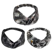 Headband, Satin Ribbon, printing, fashion jewelry & for woman, more colors for choice, 250x70mm, Sold By PC
