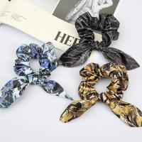 Elastic Hair Band, Cloth, printing, fashion jewelry & for woman, more colors for choice, 90x90mm, Sold By PC