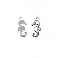 Tibetan Style Animal Pendants, Seahorse, antique silver color plated, vintage & DIY, nickel, lead & cadmium free, 10x22mm, Approx 100PCs/Bag, Sold By Bag