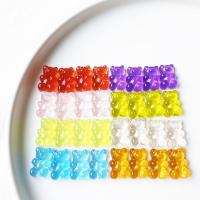 Mobile Phone DIY Decoration, Resin, Bear, break proof & cute, more colors for choice, nickel, lead & cadmium free, 18x12mm, Approx 100PCs/Bag, Sold By Bag