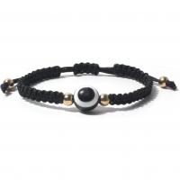 Evil Eye Jewelry Bracelet Natural Stone with Nylon Cord fashion jewelry Length Approx 19 cm Sold By PC