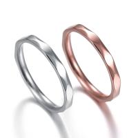 304 Stainless Steel Finger Ring Vacuum Plating Unisex  2mm US Ring Sold By PC