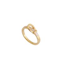 Messing ringen, mode sieraden & voor vrouw, gouden, nikkel, lood en cadmium vrij, 3.6cm, Verkocht door PC