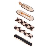 Alligator Hair Clip Zinc Alloy with Acrylic & for woman nickel lead & cadmium free Sold By PC