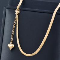 Titanstahl Halskette, mit Verlängerungskettchen von 1.97inch, Herz, Modeschmuck & für Frau, keine, Länge:ca. 15.75 ZollInch, verkauft von PC