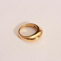 304 Stainless Steel Finger Ring Vacuum Ion Plating & for woman 8.20mm US Ring Sold By PC