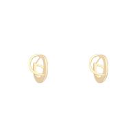 Zinc Alloy Stud Earring high quality plated fashion jewelry & for woman golden nickel lead & cadmium free Sold By Pair