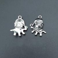 Zinc Alloy Animal Pendants Octopus antique silver color plated vintage & DIY nickel lead & cadmium free Approx Sold By Bag