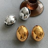 Brass Stud Earring, plated, fashion jewelry & for woman, more colors for choice, nickel, lead & cadmium free, 35mm, Sold By Pair