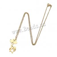 Stainless Steel Jewelry Necklace 304 Stainless Steel plated fashion jewelry & for woman Sold Per Approx 17.72 Inch Strand