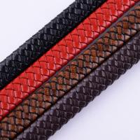 Cowhide Cord, DIY & braided, more colors for choice, 12x6mm, Sold By m