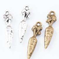 Zinc Alloy Pendants Carrot plated DIY nickel lead & cadmium free Sold By PC
