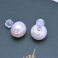 Boucles d'oreilles en perles d'eau douce, perle d'eau douce cultivée, normes différentes pour le choix & pour femme, plus de couleurs à choisir, Vendu par paire