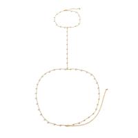 dekorativ Belt, Messing, guldfarve belagt, mode smykker & for kvinde, gylden, Solgt af PC