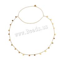 Body Chain Jewelry, Brass, plated, fashion jewelry & for woman, more colors for choice, Sold By PC