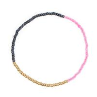 Bracelet de perles de verre, Seedbead, Style bohème & pour femme, plus de couleurs à choisir, protéger l'environnement, sans nickel, plomb et cadmium, Longueur:Environ 16.5 cm, Vendu par PC
