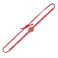 Glasperlen Armband, Seedbead, mit Knotenschnur, Einstellbar & Bohemian-Stil & unisex, keine, frei von Nickel, Blei & Kadmium, Länge:ca. 28 cm, verkauft von PC