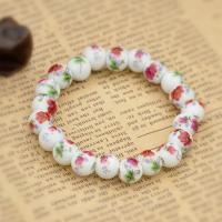 Porcelain Bracelet, handmade, fashion jewelry & Unisex, purple, Length:Approx 13-23 cm, Sold By PC