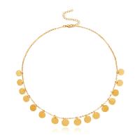 Zinc Alloy smykker halskæde, med 1.97inch extender kæde, mode smykker & for kvinde, flere farver til valg, nikkel, bly & cadmium fri, Længde Ca. 17.32 inch, Solgt af PC