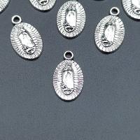 Tibetan Style Pendants, antique silver color plated, durable & DIY, nickel, lead & cadmium free, 17x10mm, Approx 100PCs/Bag, Sold By Bag
